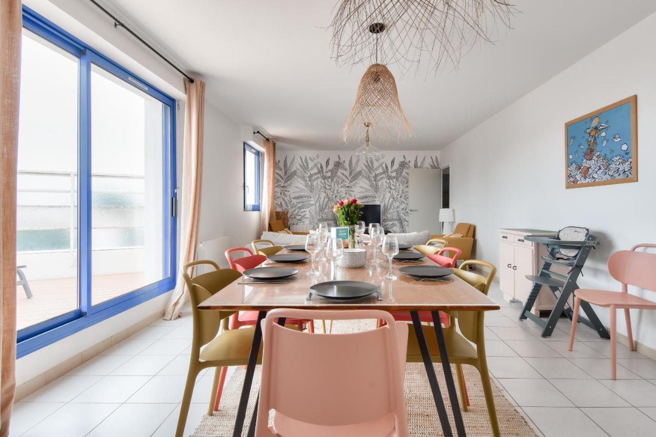 Appart Pour 6 Adultes Et 2 Enfants Avec Terrasse Noirmoutier-en-l'Ile Bagian luar foto