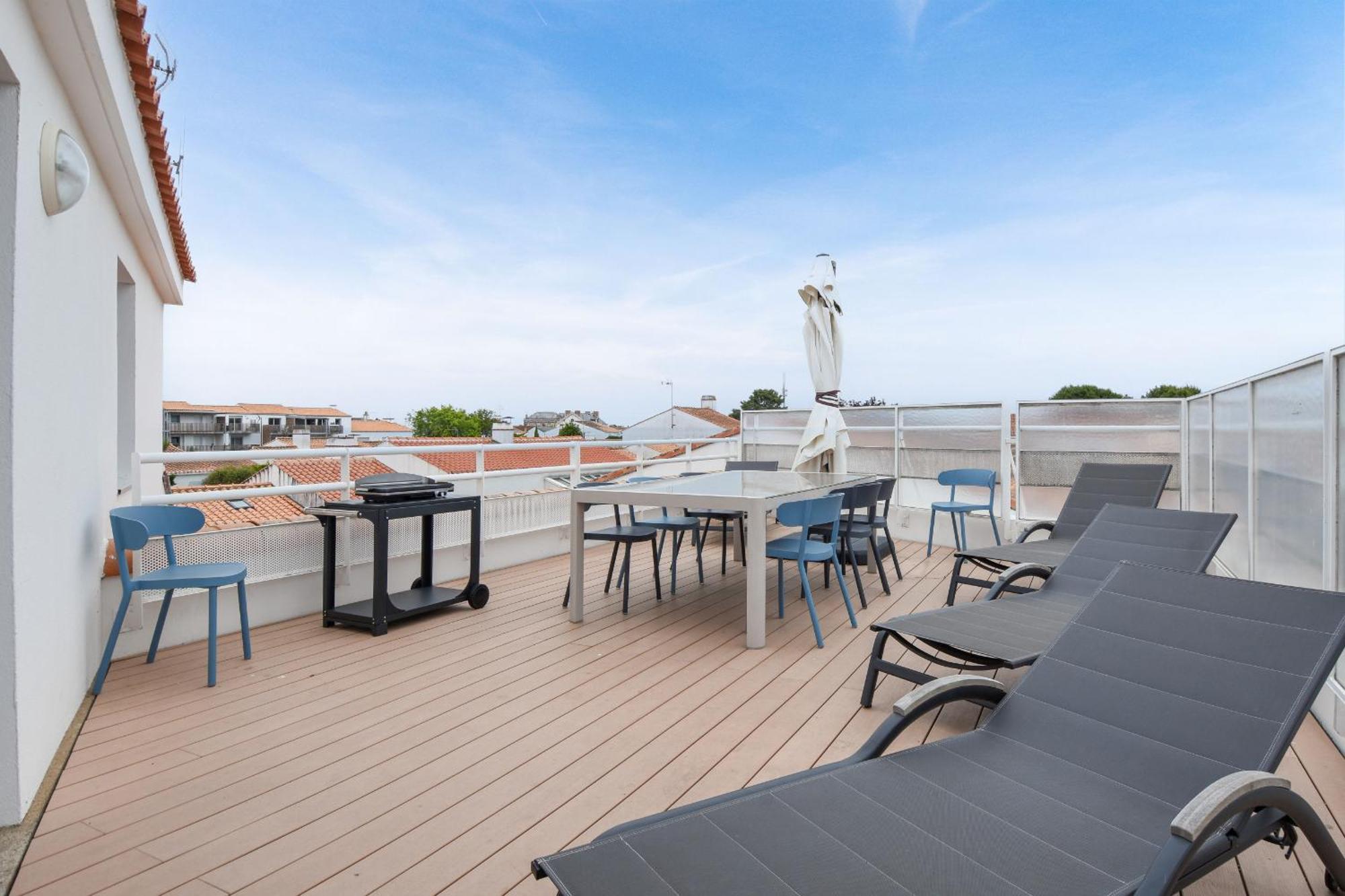 Appart Pour 6 Adultes Et 2 Enfants Avec Terrasse Noirmoutier-en-l'Ile Bagian luar foto